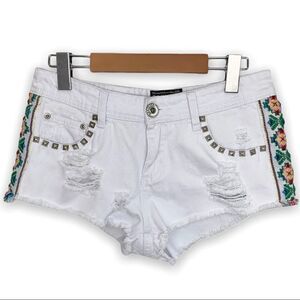 Parisian White Embroidered Shorts (girls)